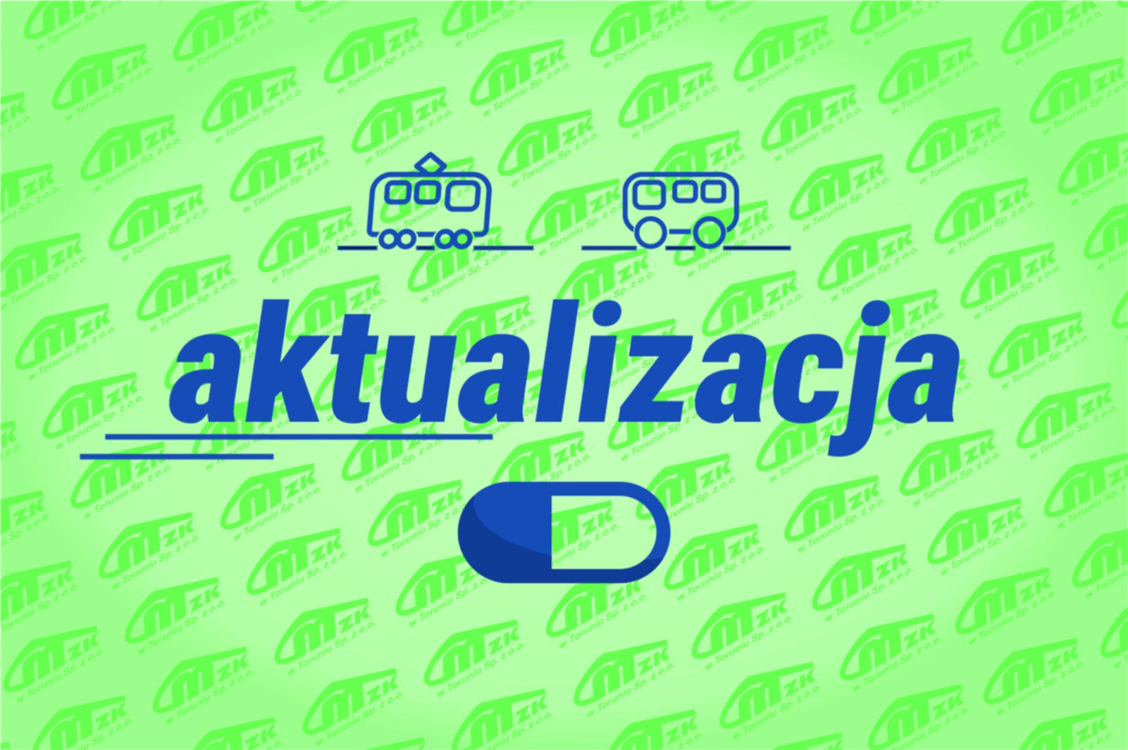 Komunikat dla pasażerów - grafika