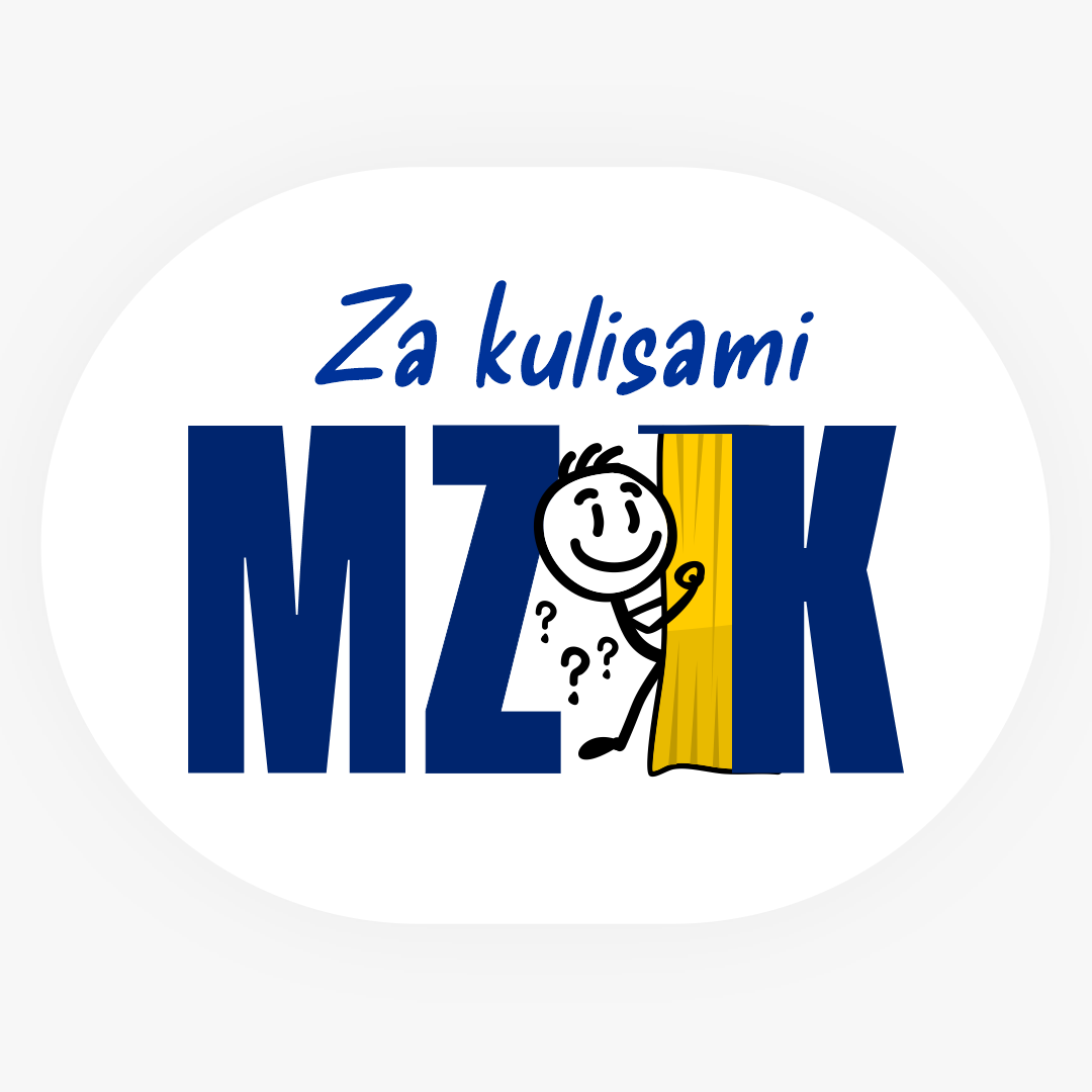 Kobieta i mężczyzna na stoisku MZK na targach pracy