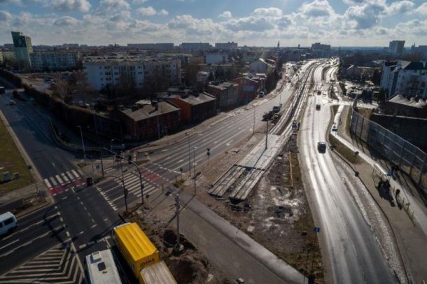 Torowisko wzdłuż Szosy Chełmińskiej/wlot w Trasę Prezydenta Raczkiewicza