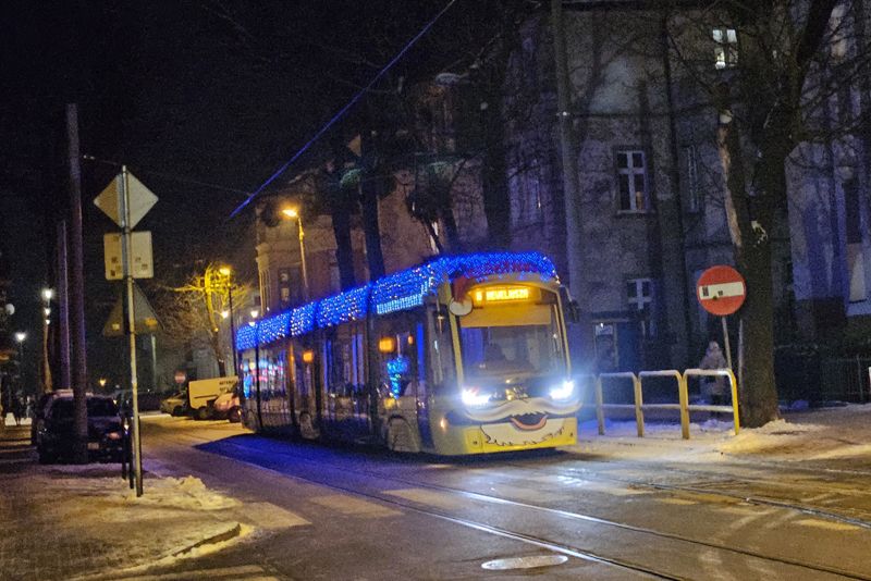 Przejedź się świątecznym tramwajem!