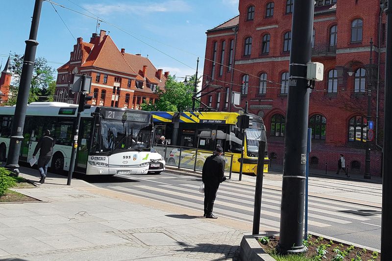 Tramwaj na torowisku