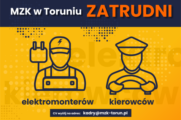 grafika o zatrudnieniu kierowców i elektromonterów